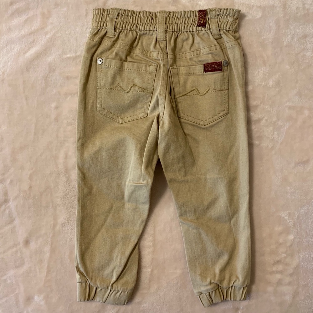 NWT 7 For All Mankind Boys Button Shirt Pants Set - Picture 3 of 6